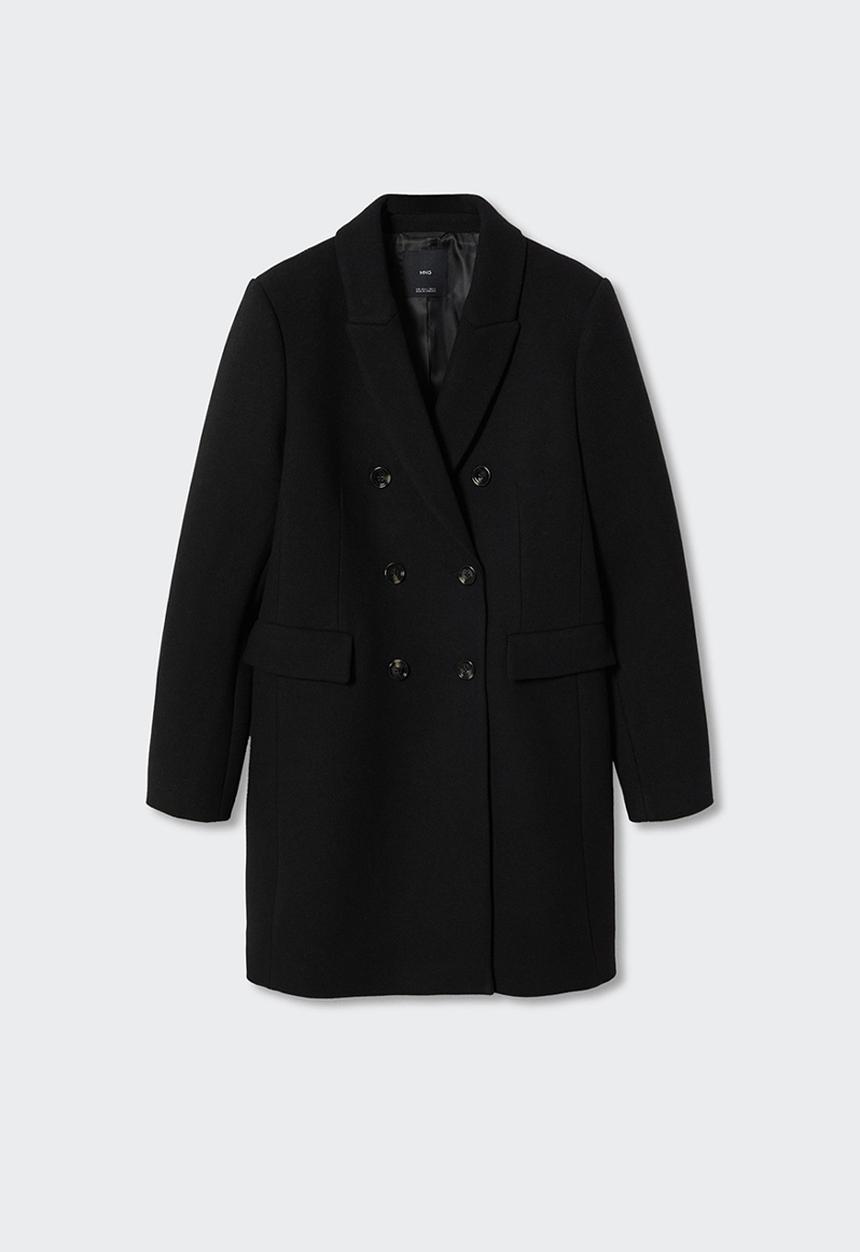 MANGO - Coat dali - black