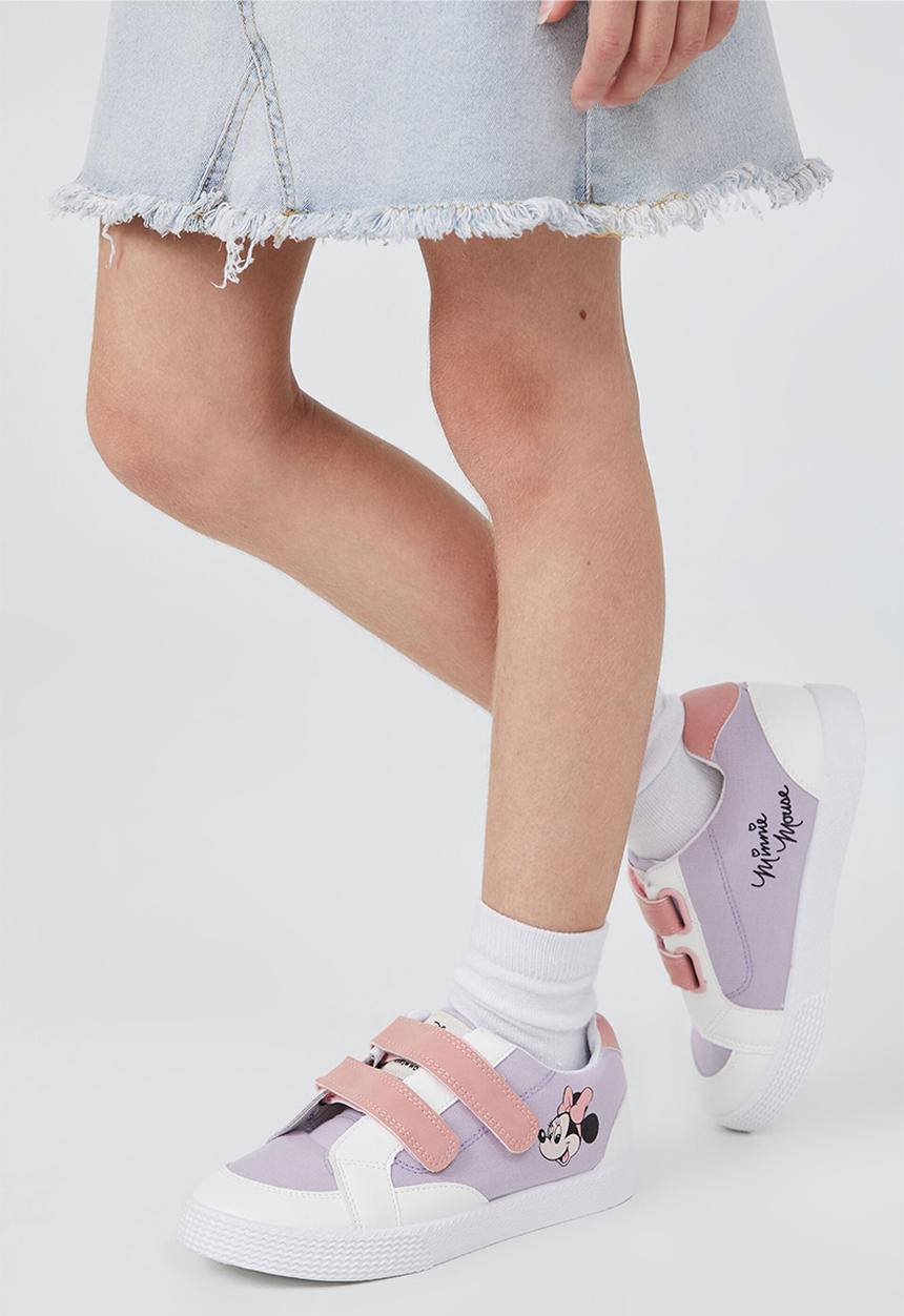 Cotton On - Licensed darcy double Strap - lcn dis minnie mouse/lilac drop