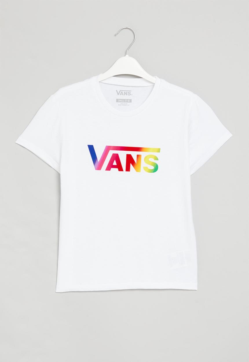 Vans - Flying V crew girls - white/cyclamen