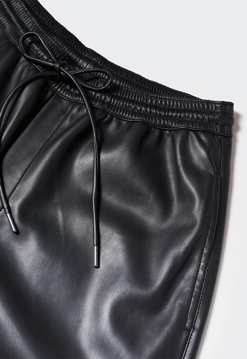 MANGO - Plus trouser apple - black