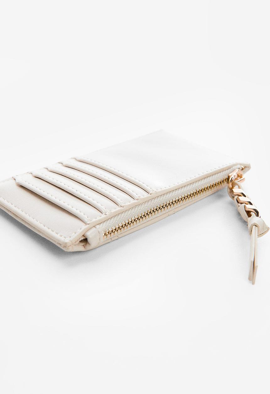 MANGO - Card holder blake - natural 