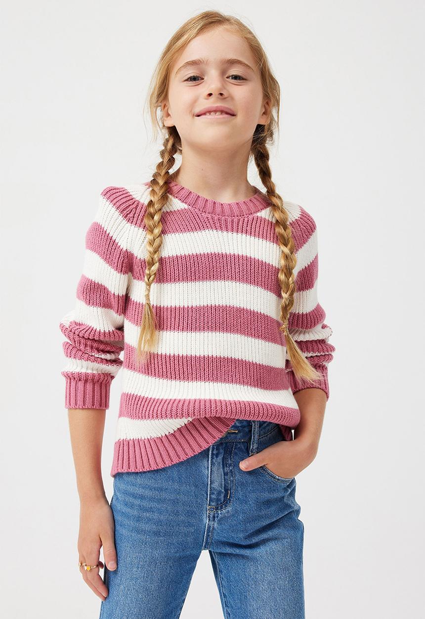 Cotton On - Callie knit jumper - very berry stripe