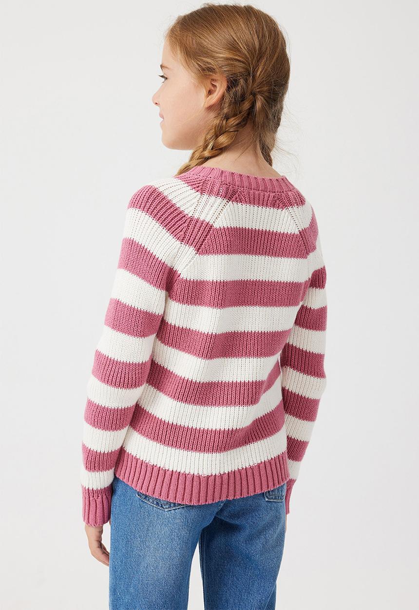Cotton On - Callie knit jumper - very berry stripe