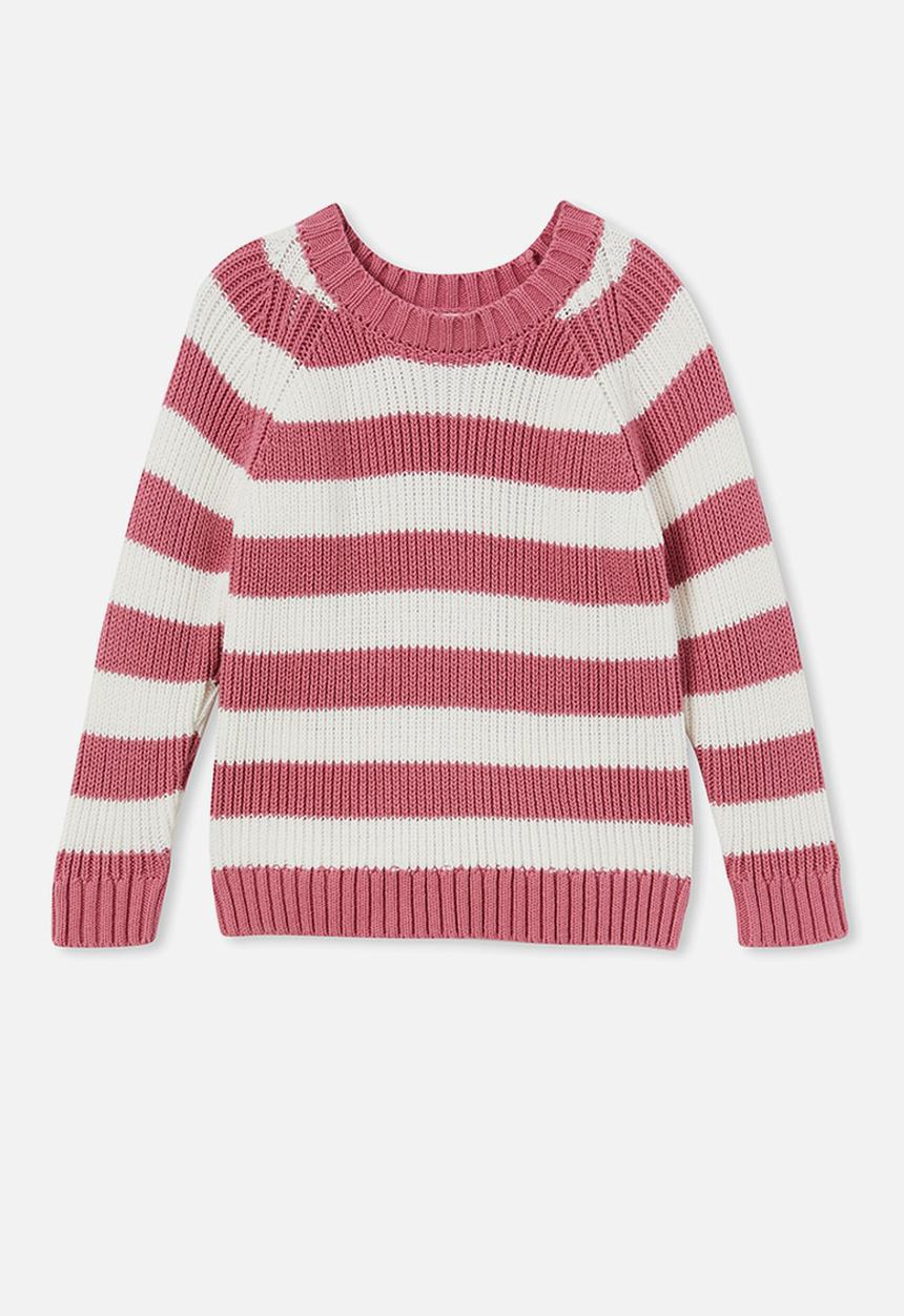 Cotton On - Callie knit jumper - very berry stripe