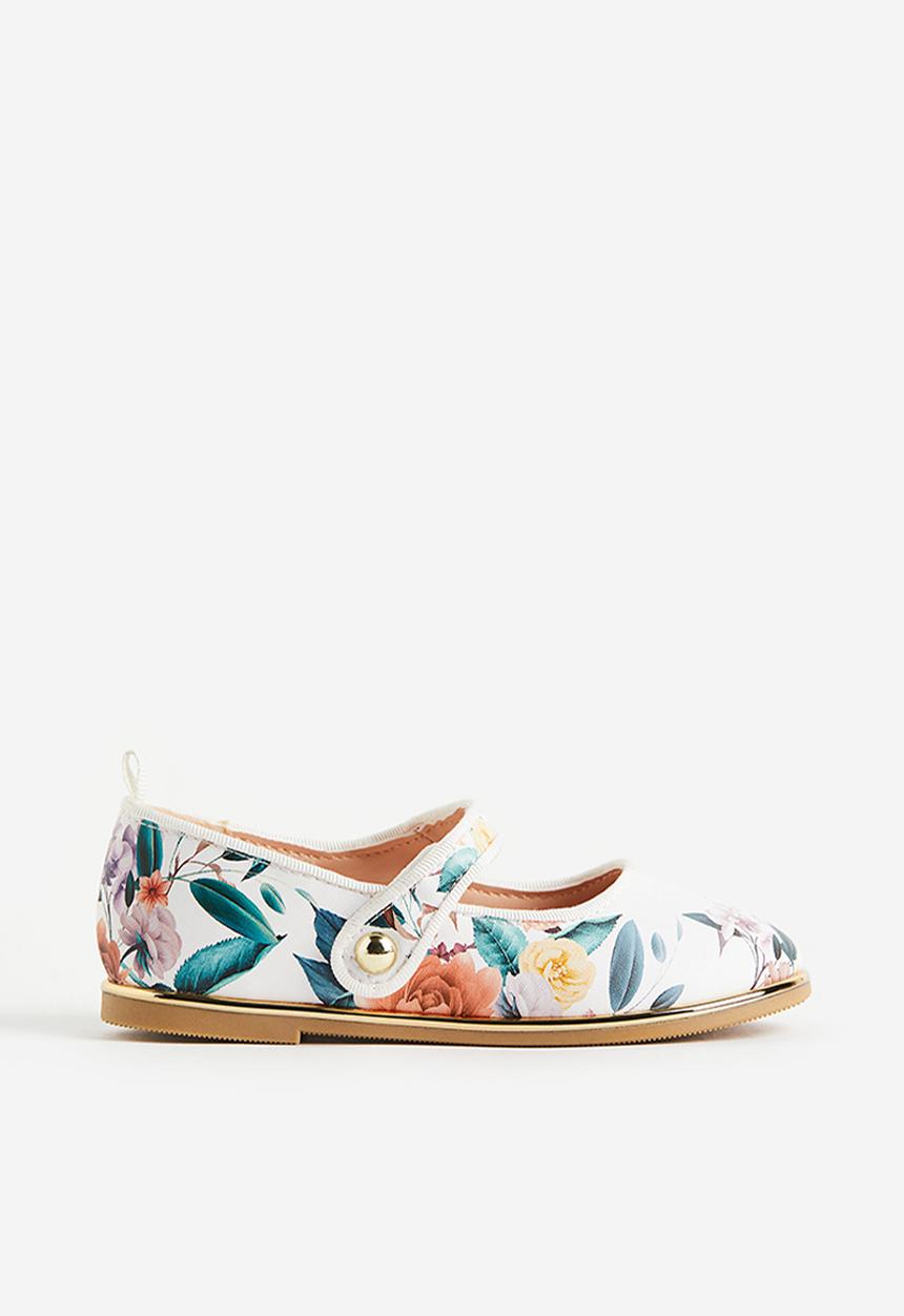 H&M - Ballet pumps - white/floral
