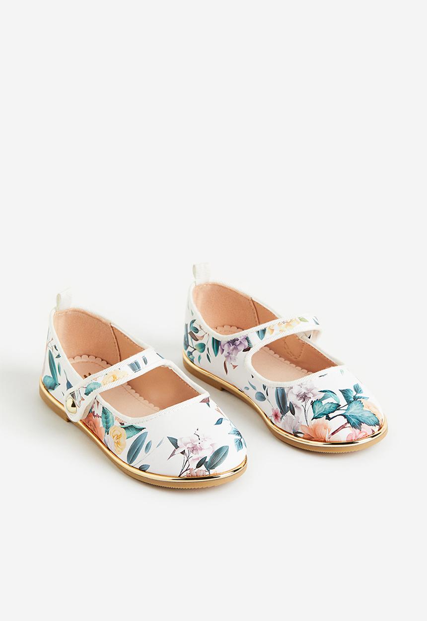 H&M - Ballet pumps - white/floral