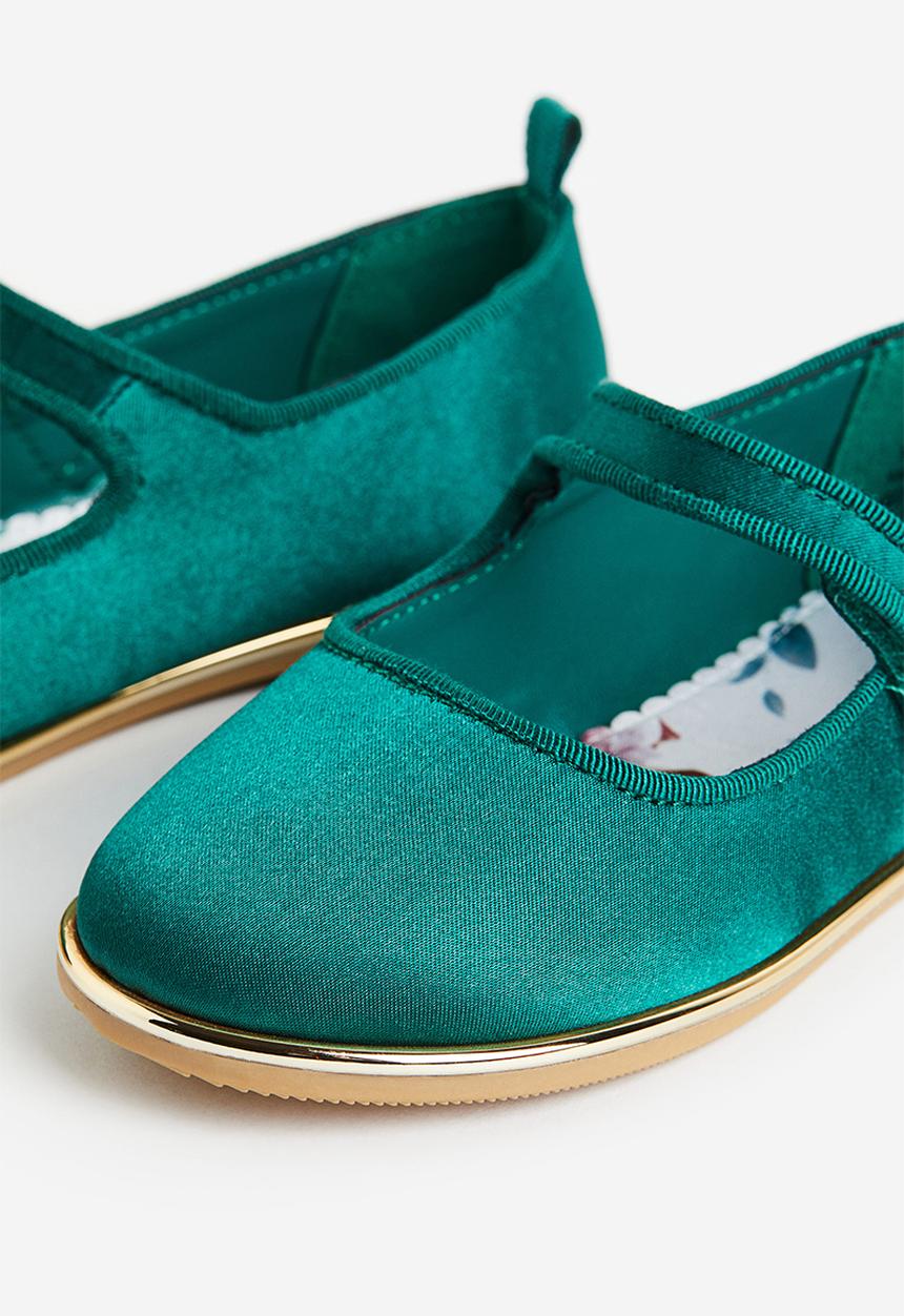 H&M - Ballet pumps - dark green