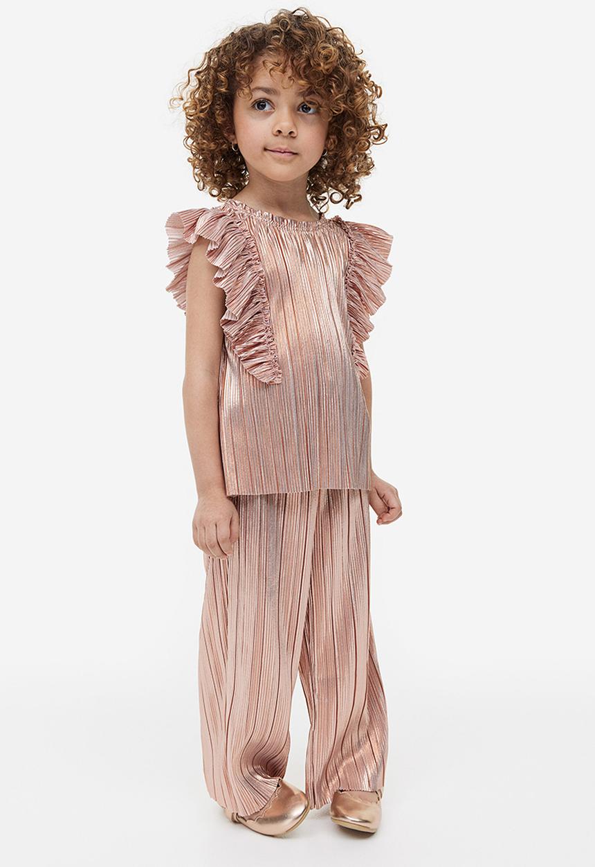 H&M - 2-Piece shimmering set - rose gold-coloured