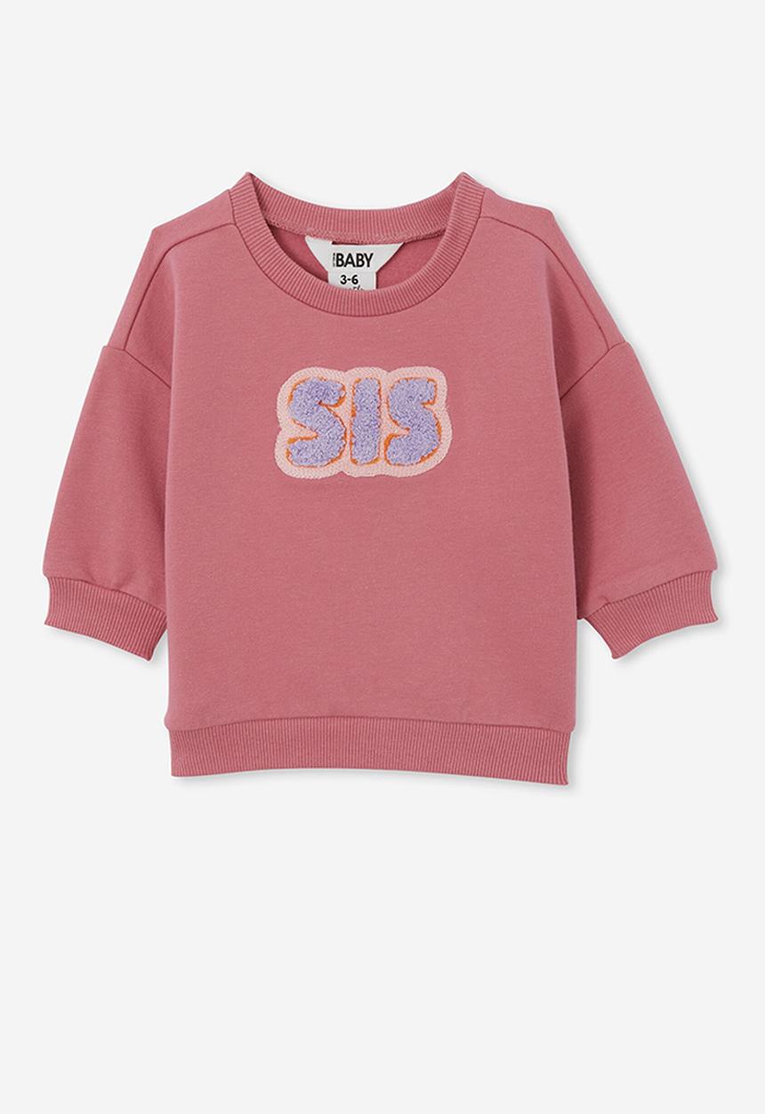 Cotton On - Slma drop shoulder sweater - very berry/sis