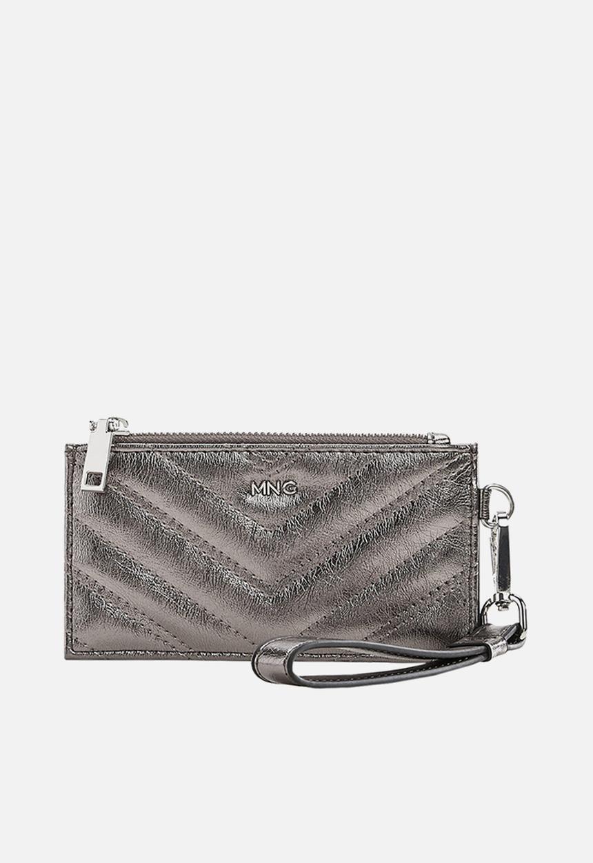 MANGO - Card holder juanita - silver