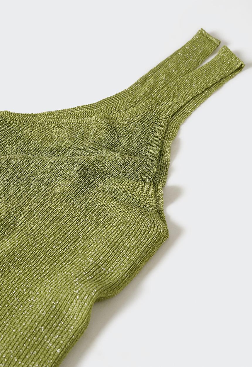 MANGO - Top kling - light pastel green