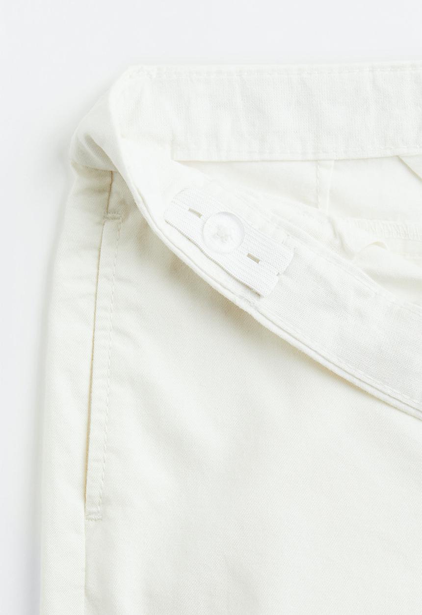 H&M - Cotton chinos - white