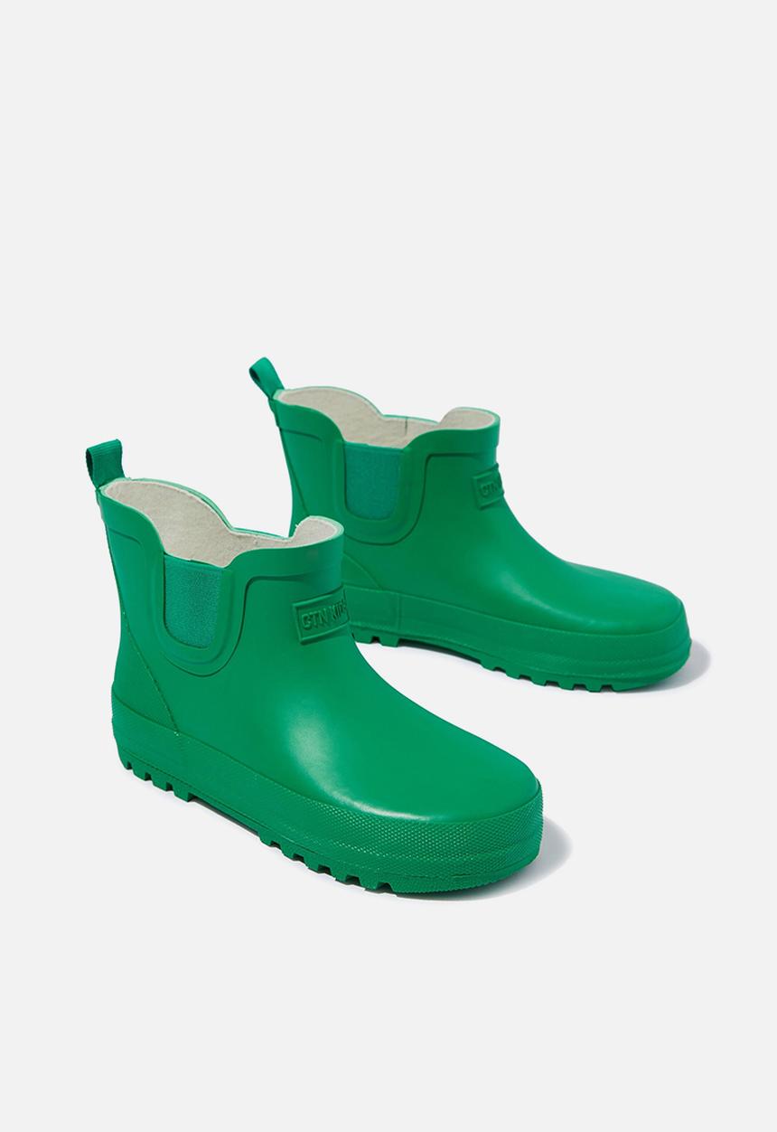 Cotton On - Rainy day gusset boot - green splash
