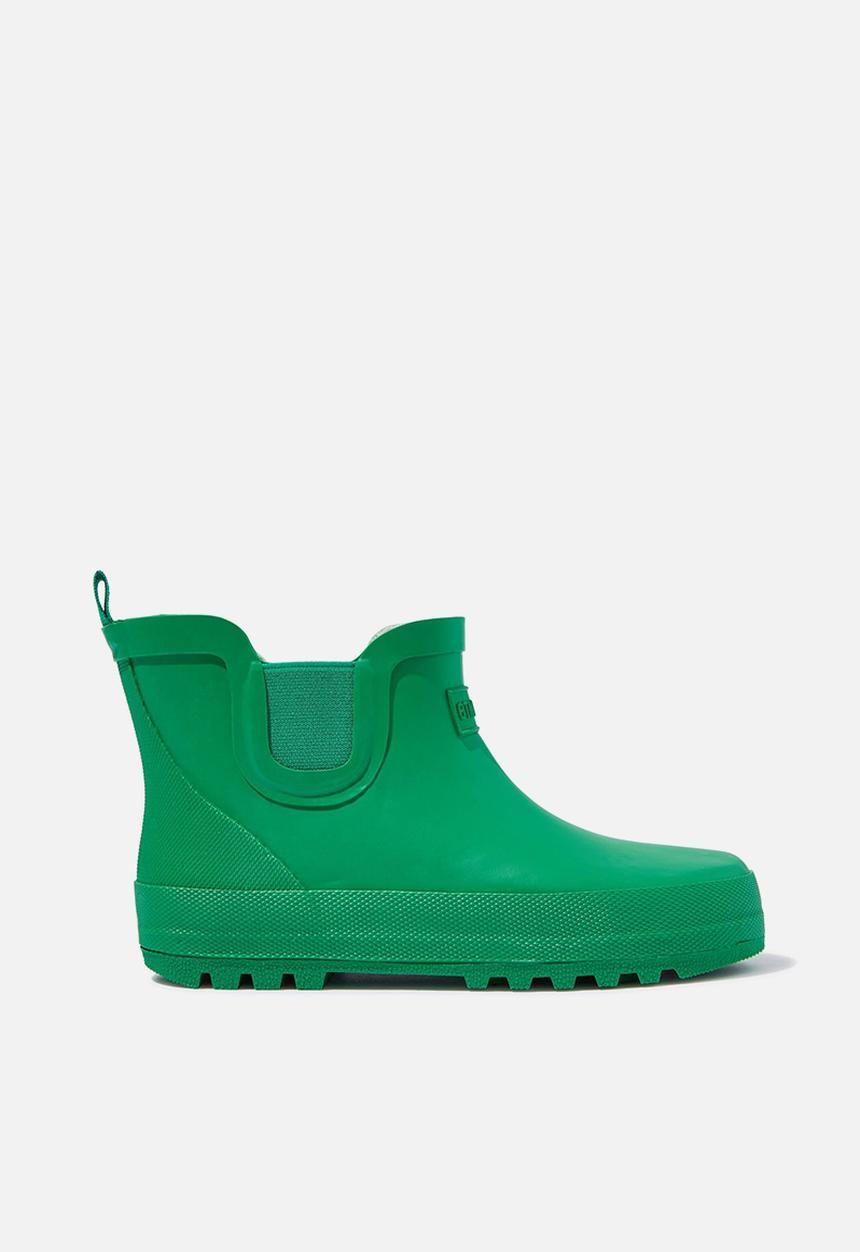 Cotton On - Rainy day gusset boot - green splash