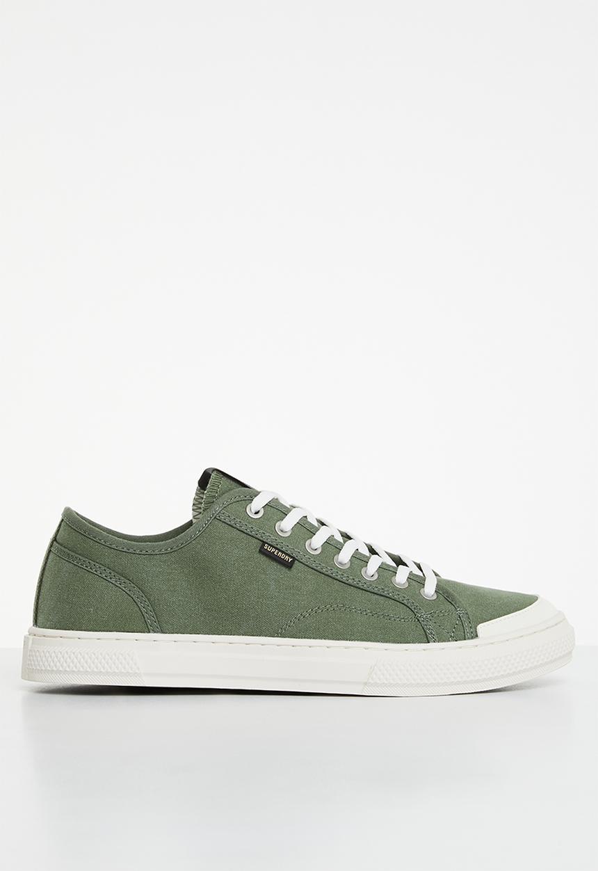 Superdry. - Vintage vegan faux vulc low - khaki