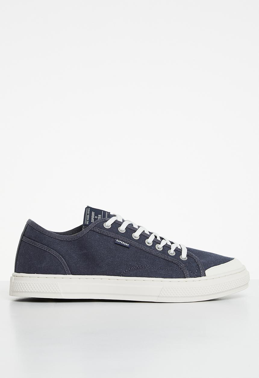 Superdry. - Vintage vegan faux vulc low - midnight navy