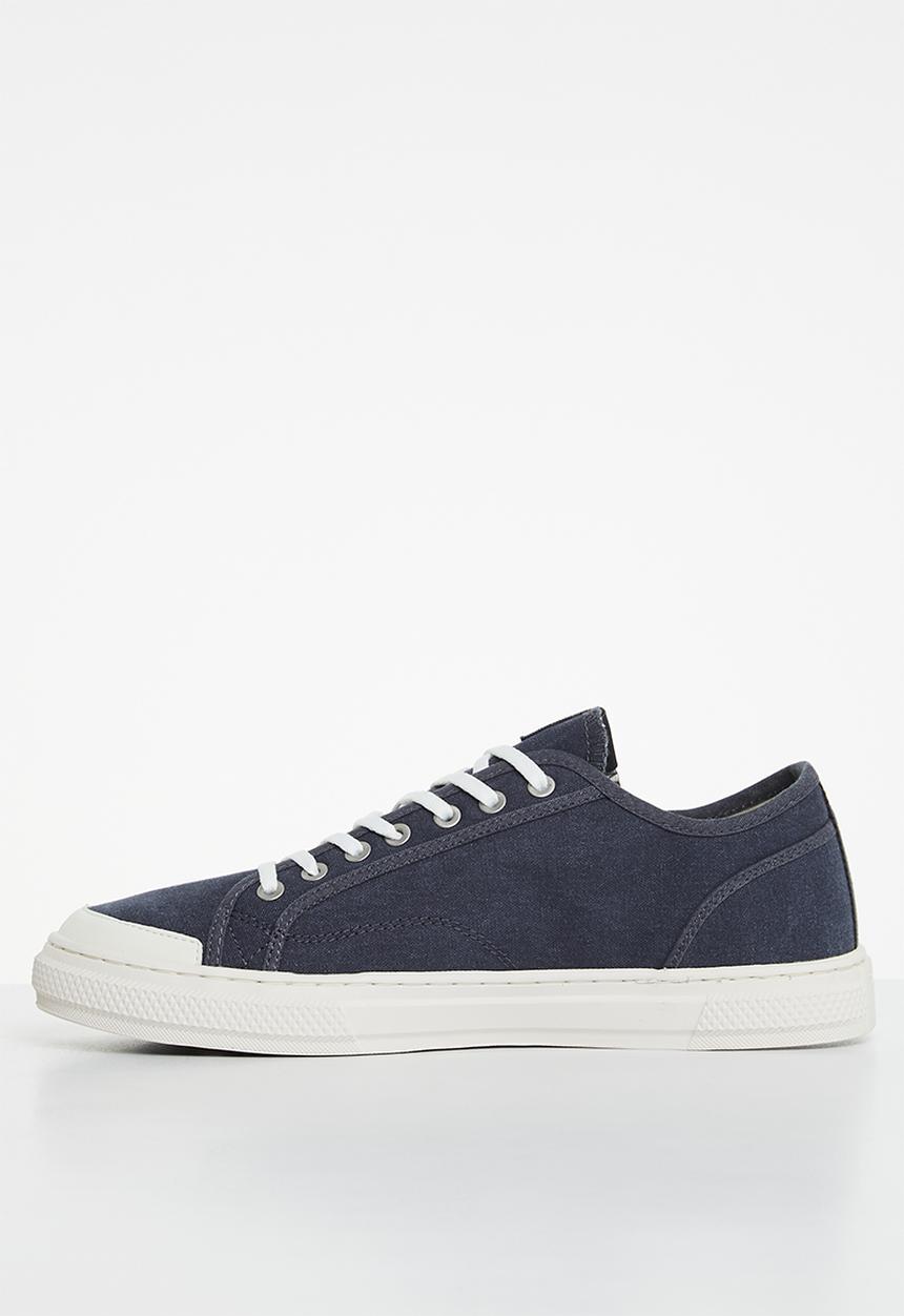 Superdry. - Vintage vegan faux vulc low - midnight navy