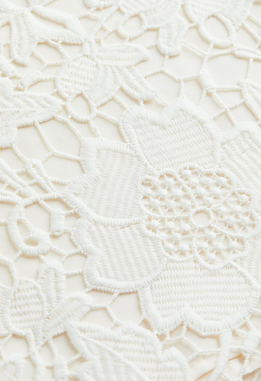 H&M - Lace dress - white