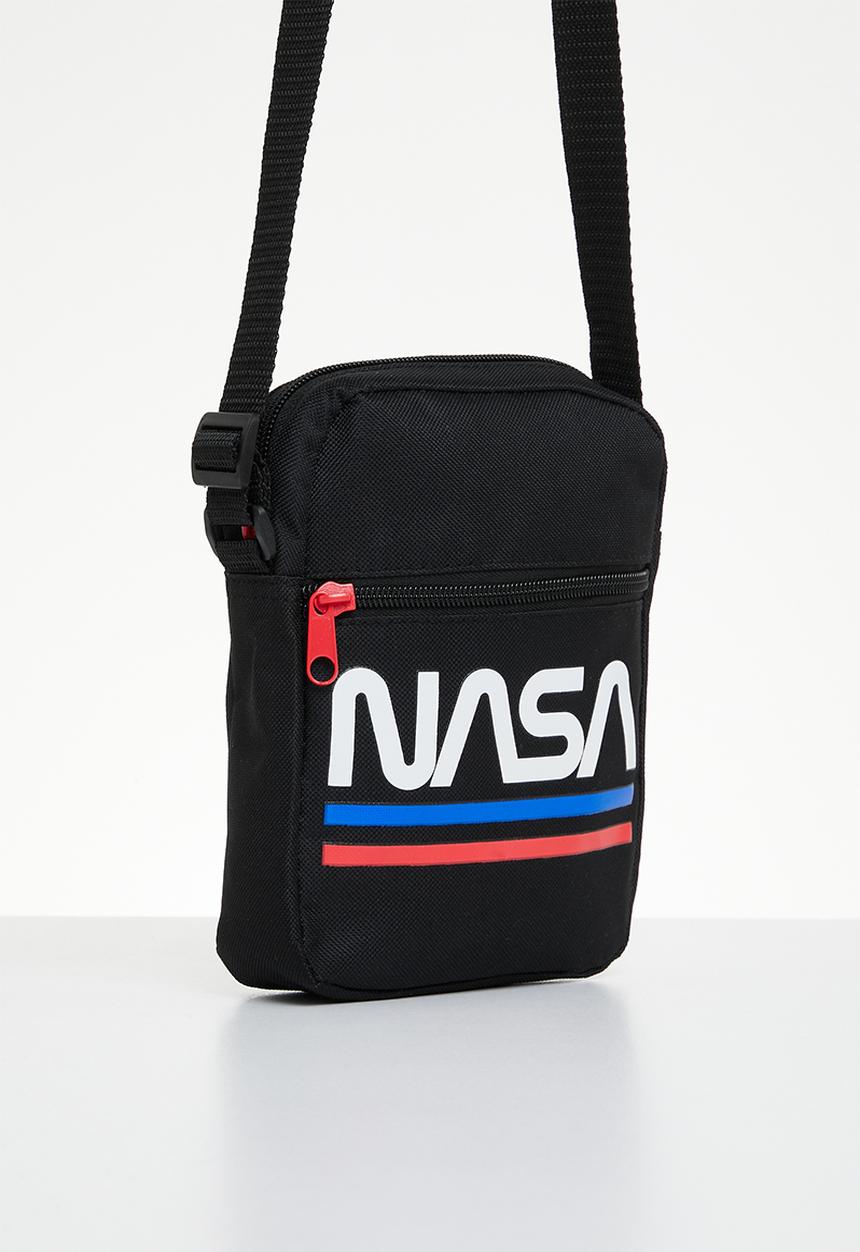 Pop Candy - Nasa aeronautical black crossbody bag - black