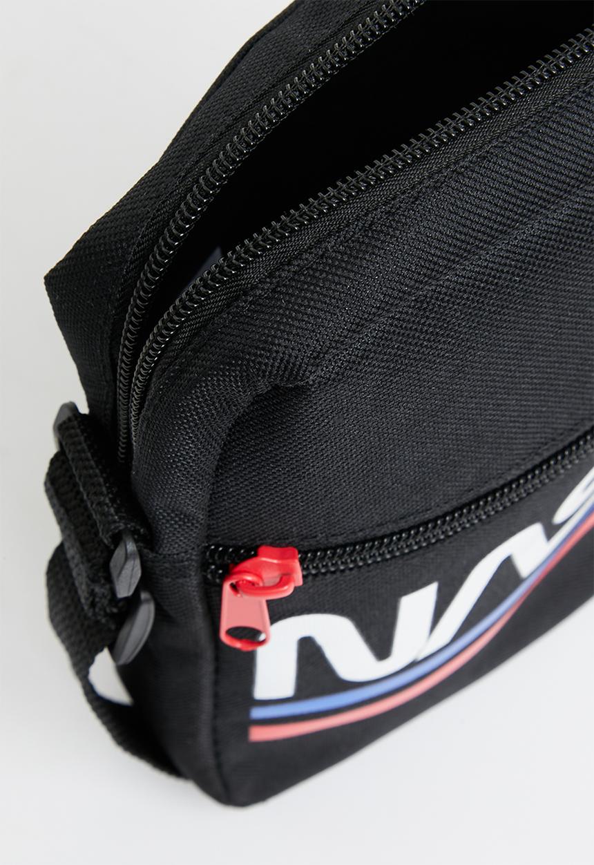 Pop Candy - Nasa aeronautical black crossbody bag - black