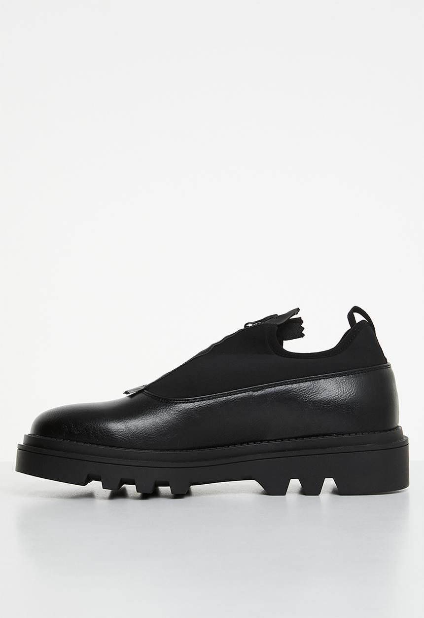MAZERATA - Vinchey 3 leather lycra - black