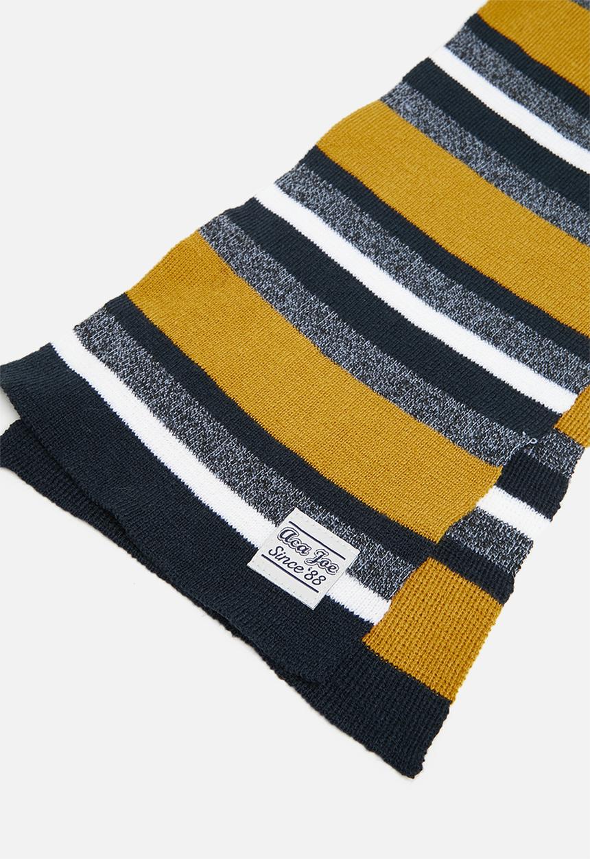 Aca Joe - Boys aca joe fashion beanie - gold/navy