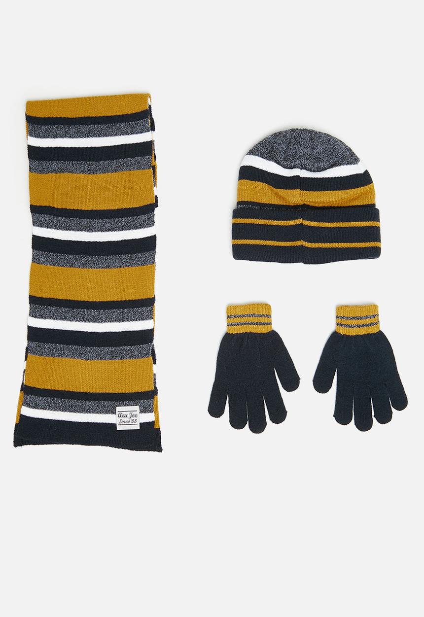 Aca Joe - Boys aca joe fashion beanie - gold/navy