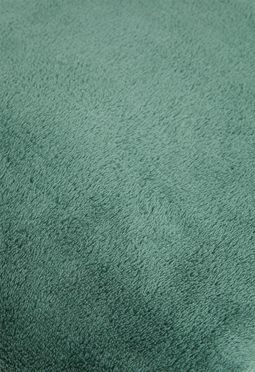 Sixth Floor - Coral fleece throw - hunter green