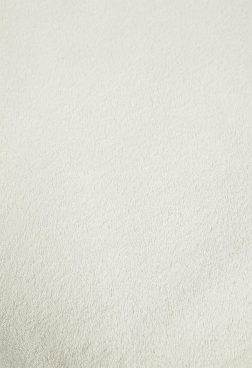 Sixth Floor - Coral fleece throw - antique white