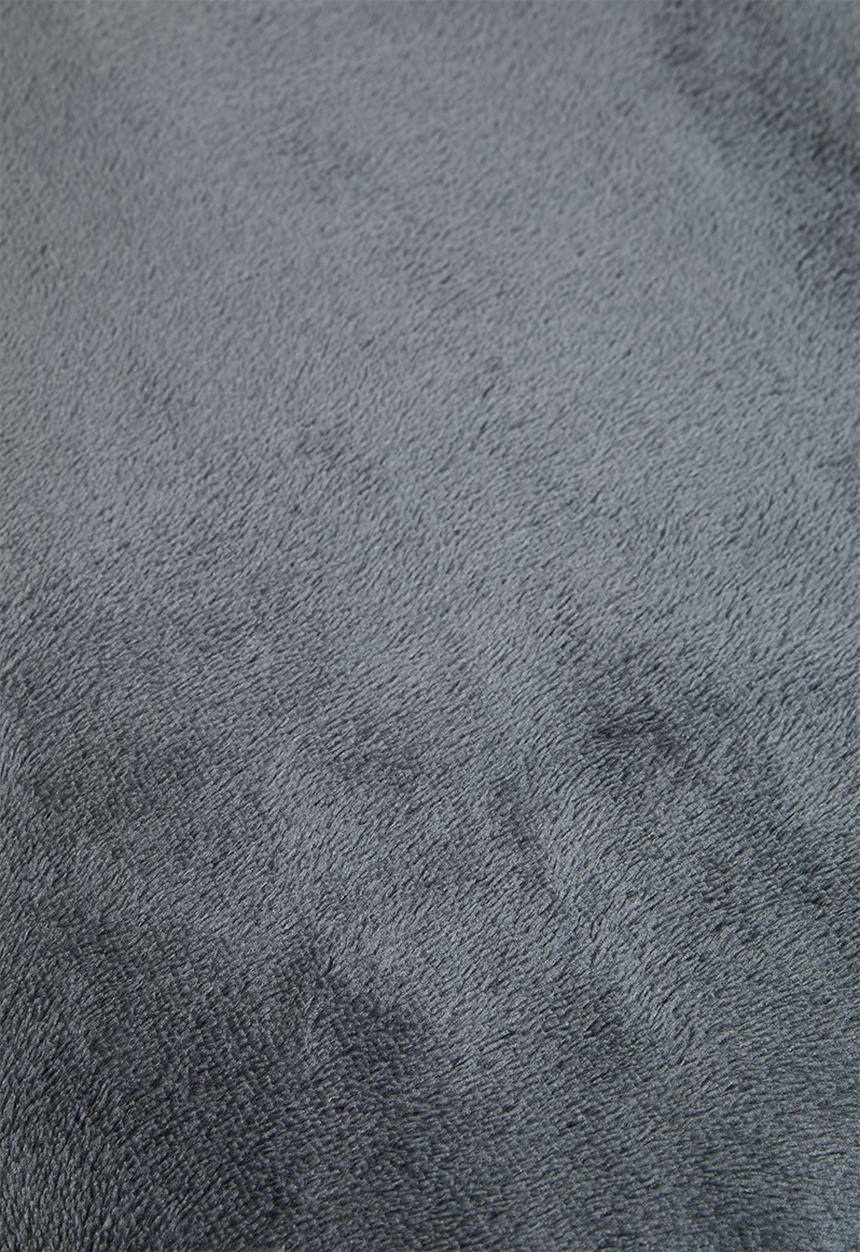 Sixth Floor - Coral fleece throw - grey