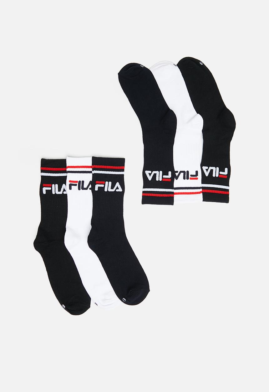 FILA - Stallone 3 pack tube socks - multi