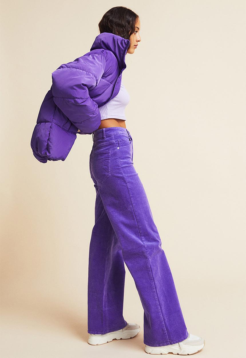 H&M - Corduroy trousers - purple