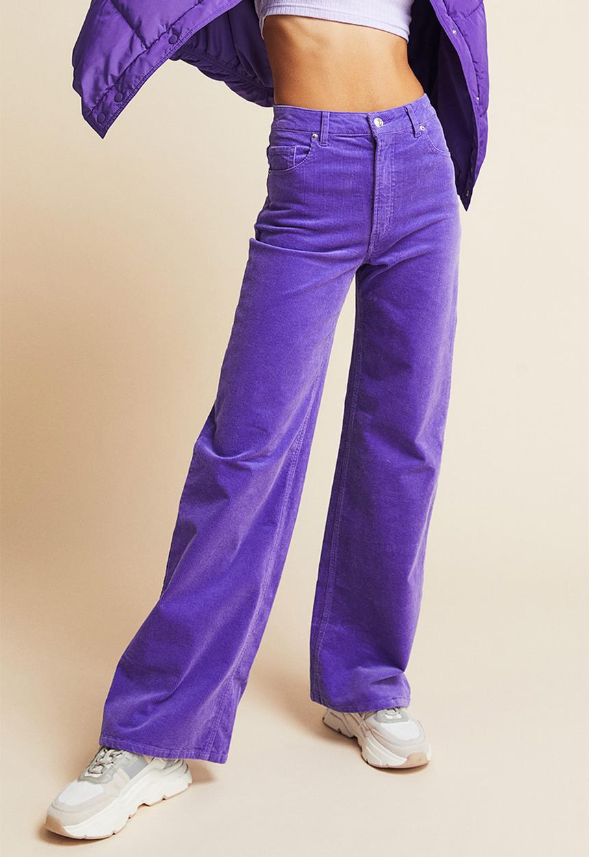 H&M - Corduroy trousers - purple