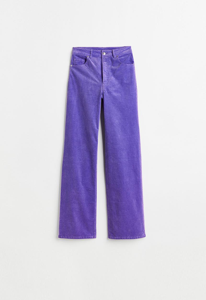 H&M - Corduroy trousers - purple