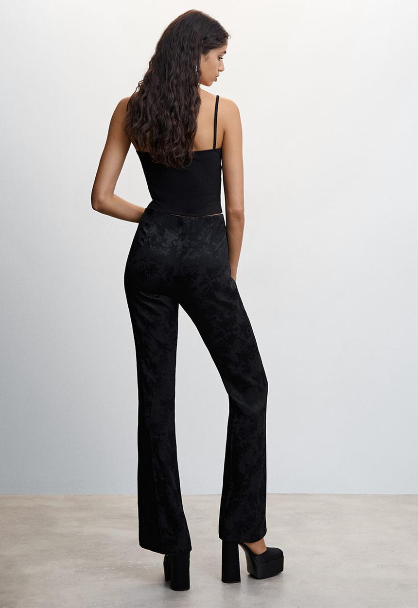 MANGO - Trousers jacky - black