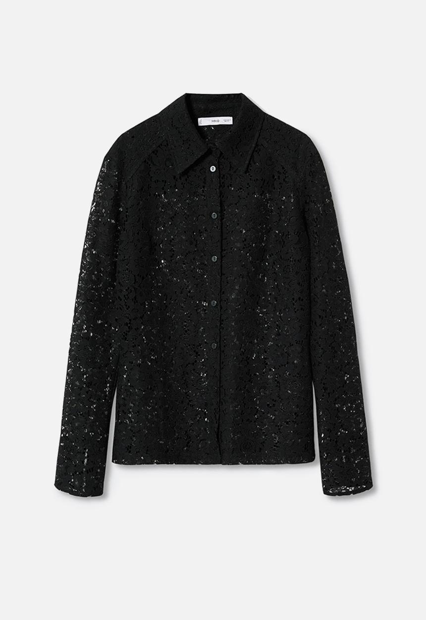 MANGO - Shirt lenny - black