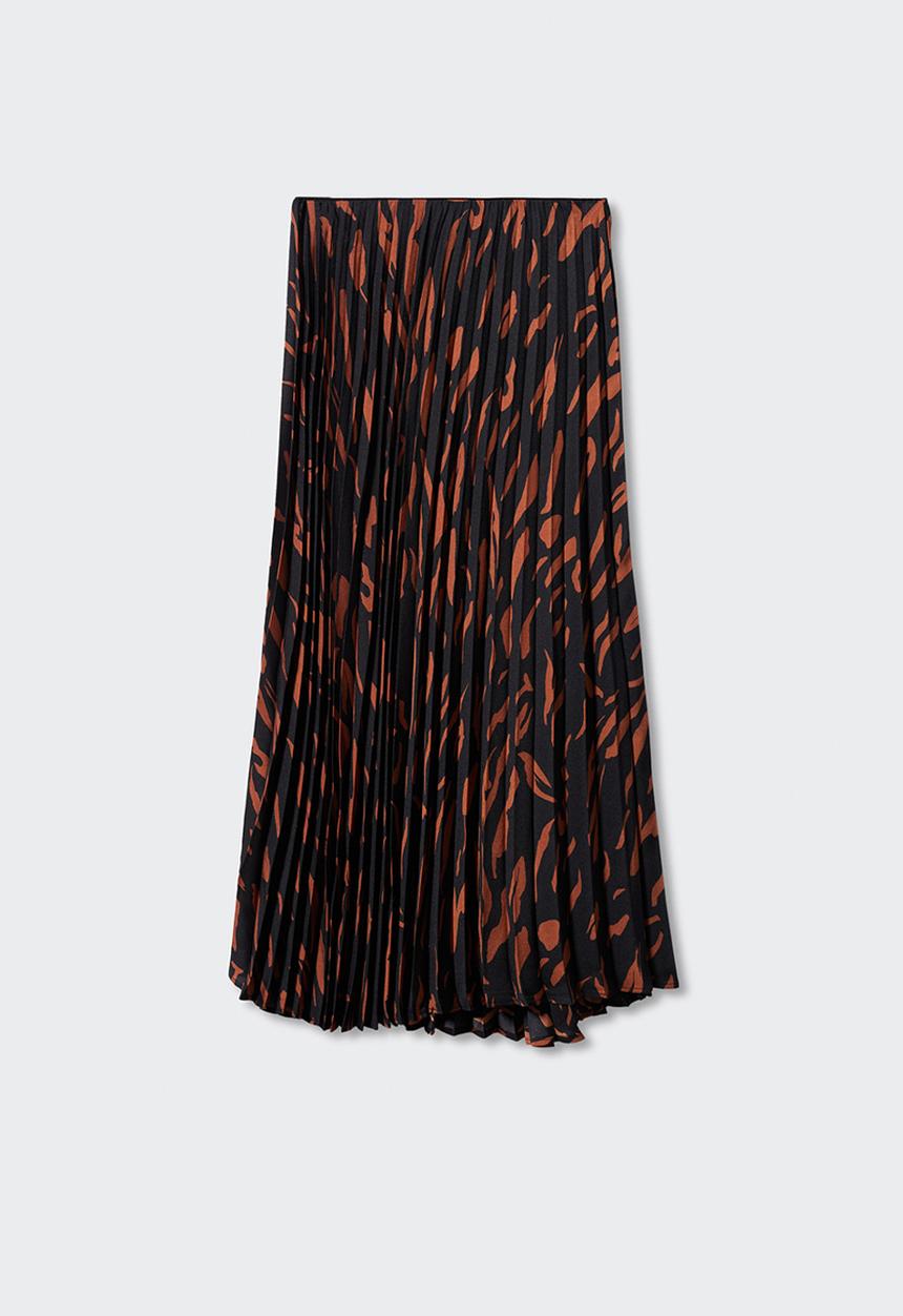 MANGO - Skirt wallis2 - brown