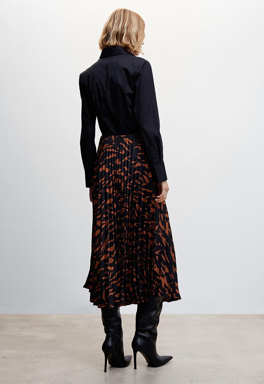 MANGO - Skirt wallis2 - brown