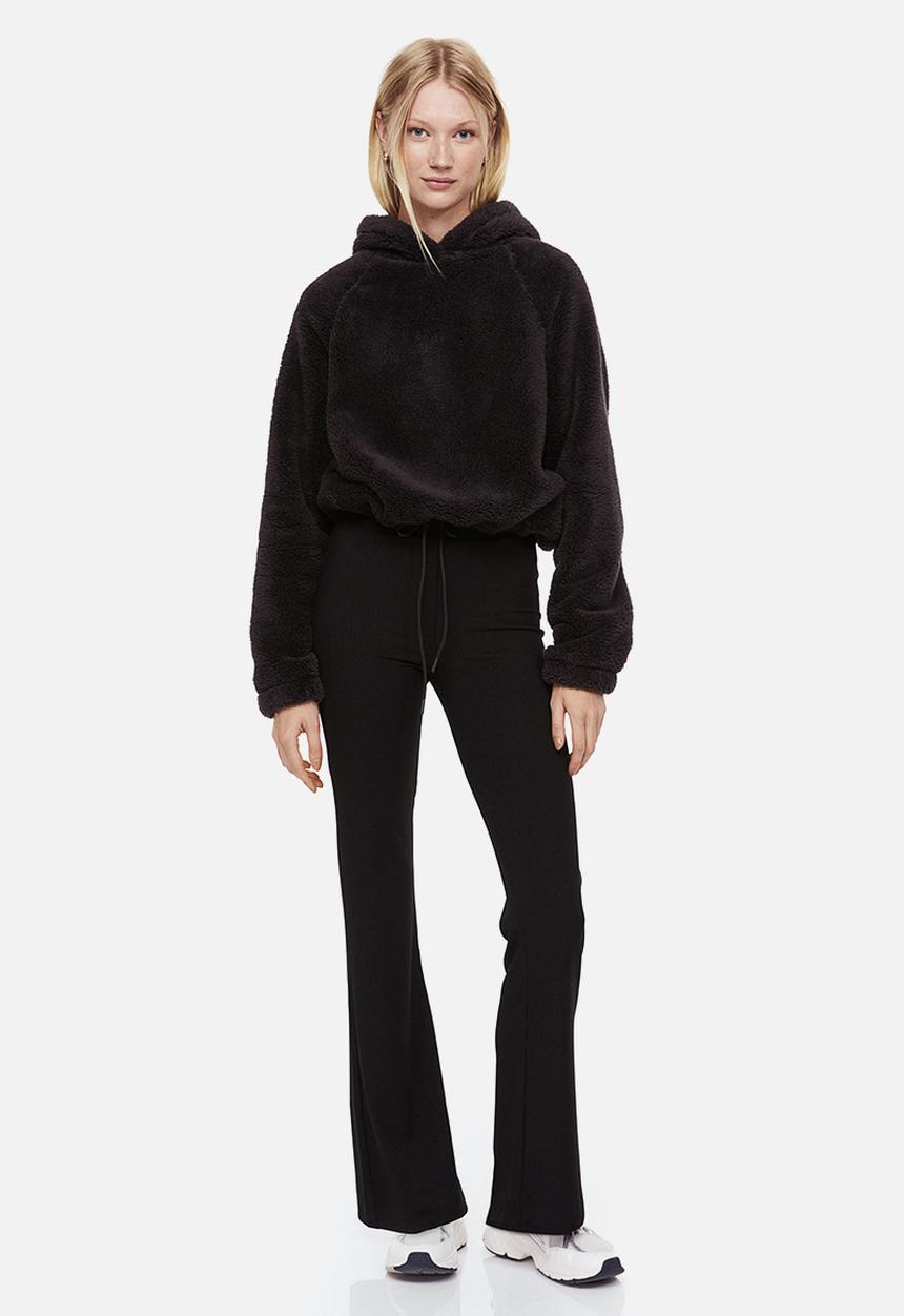 H&M - Teddy hoodie - dark grey