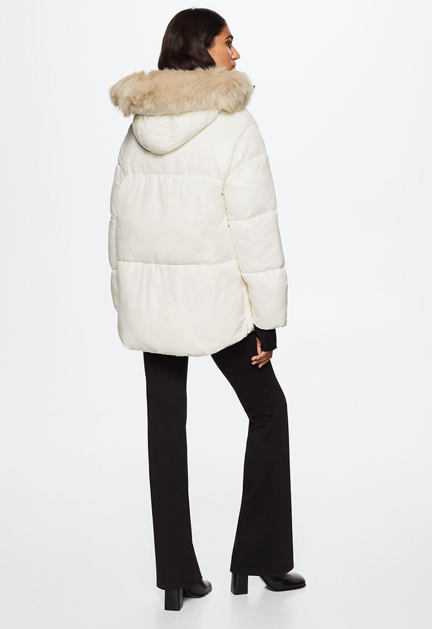 MANGO - Anorak - white
