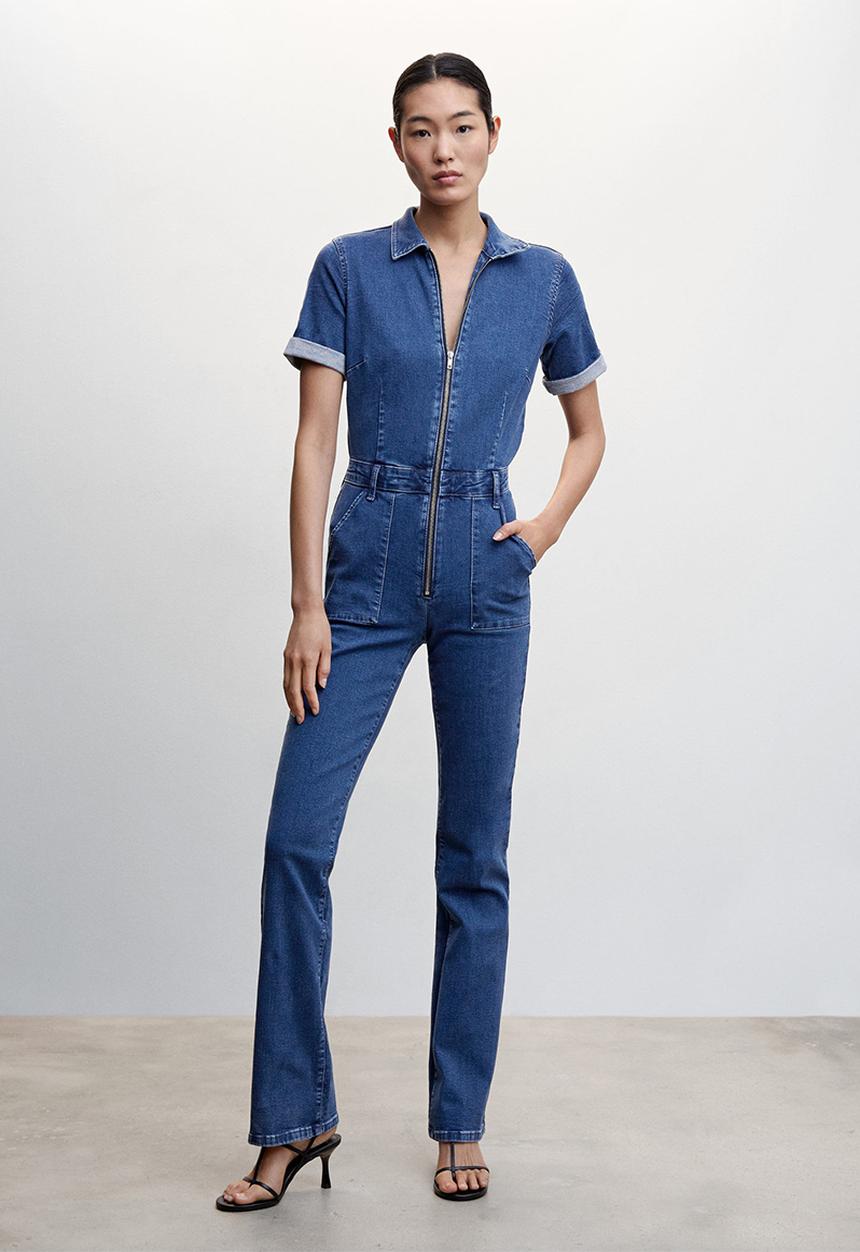 MANGO - One piece suit iggy - open blue