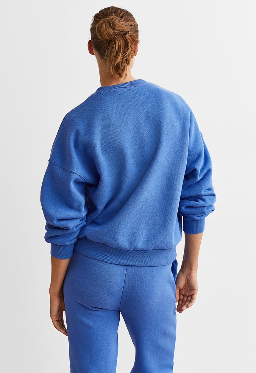H&M - Sweatshirt - bright blue/good feels club