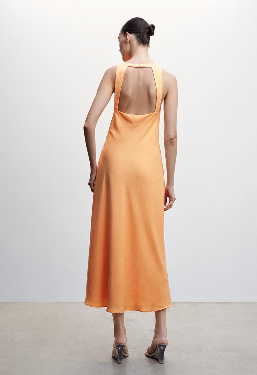 MANGO - Dress purpu-h - light pastel orange