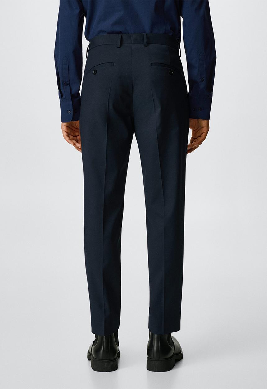 MANGO - Trousers boston - navy