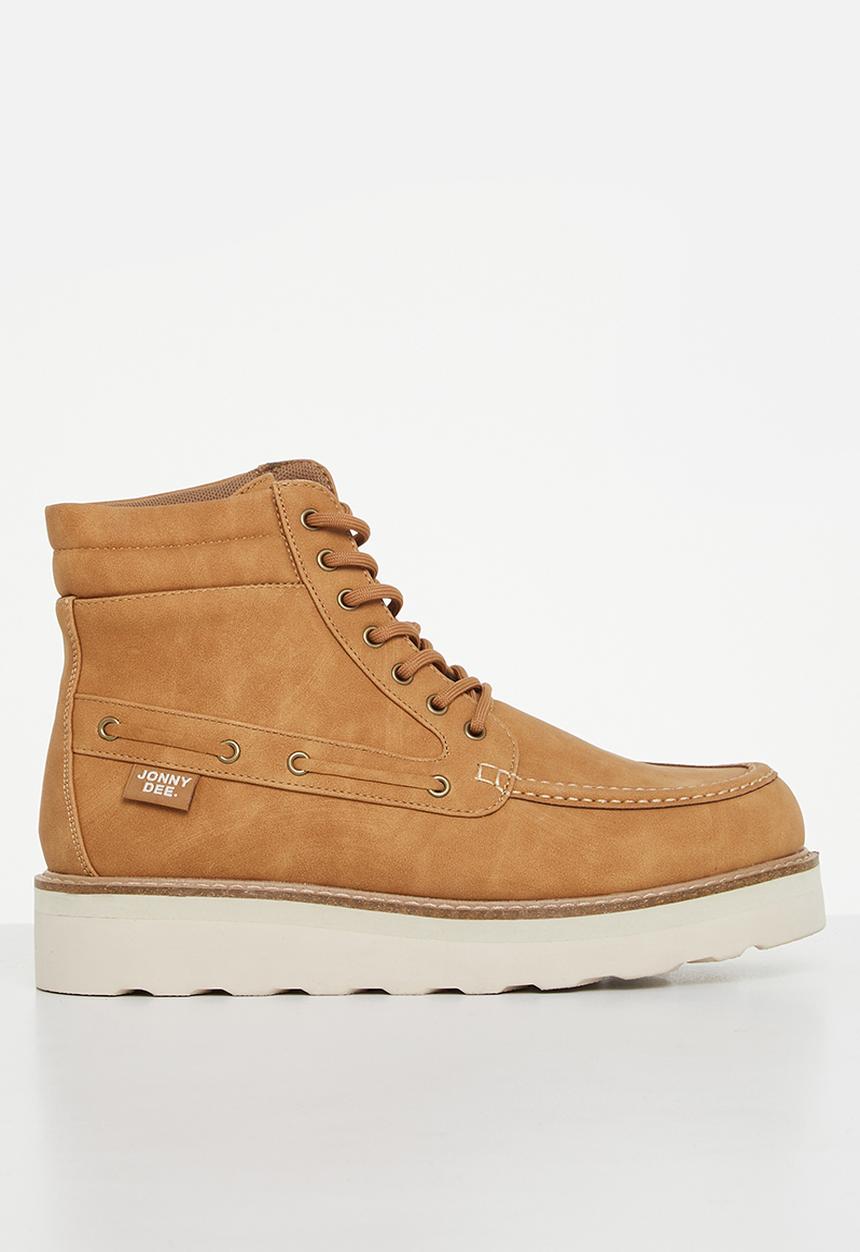 J dax nubuck boot - tan