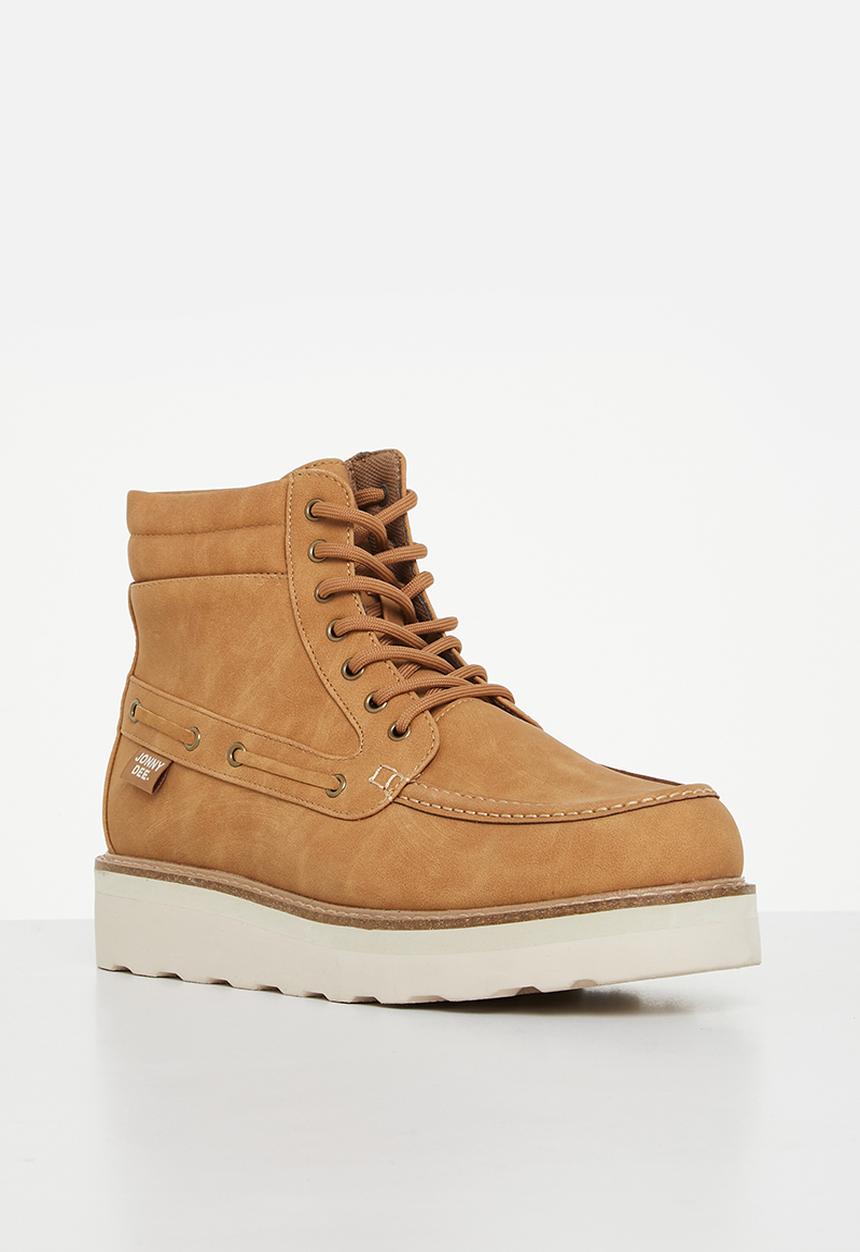 J dax nubuck boot - tan