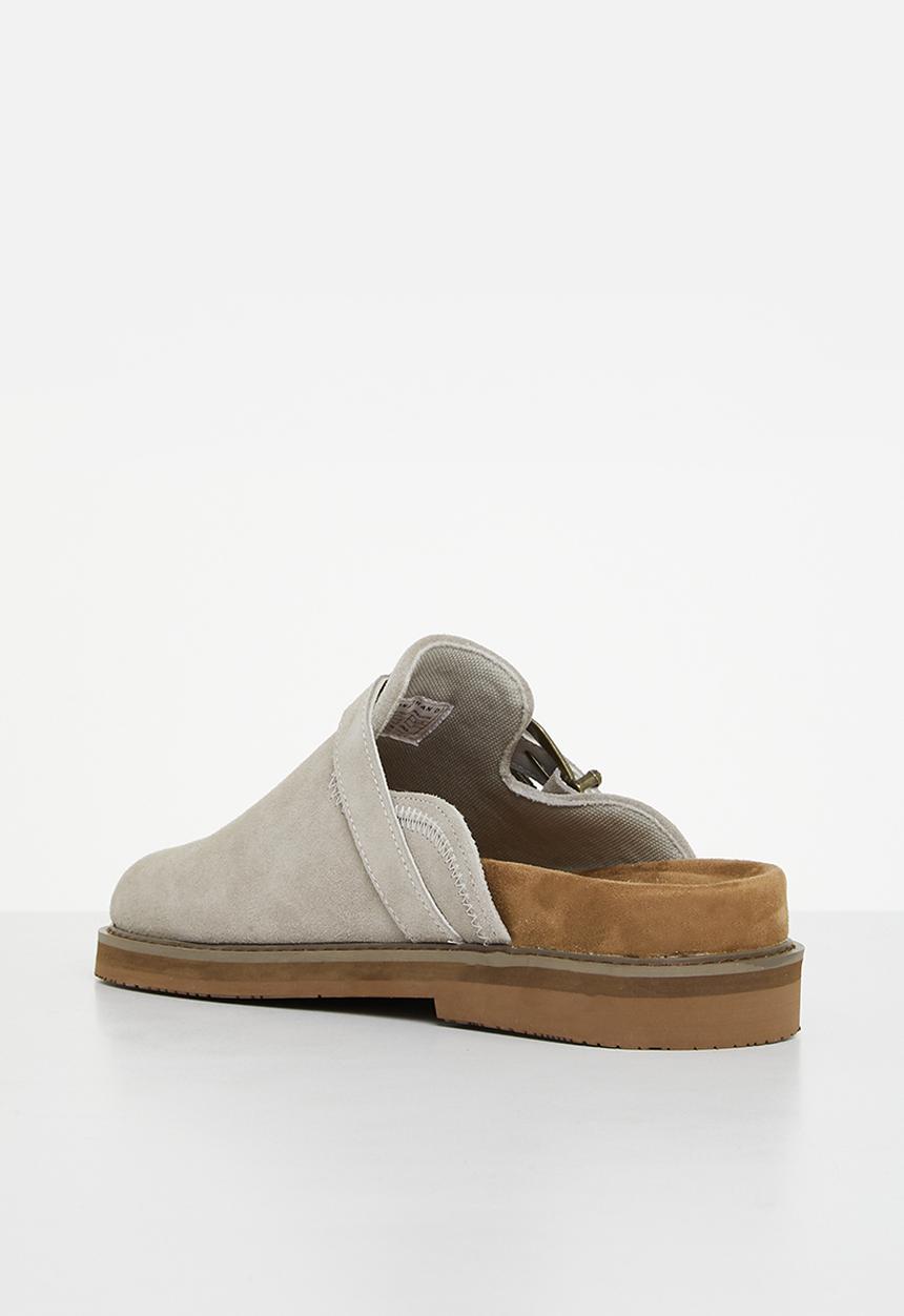 Jonathan D - J outlaw mule genuine suede mule - grey