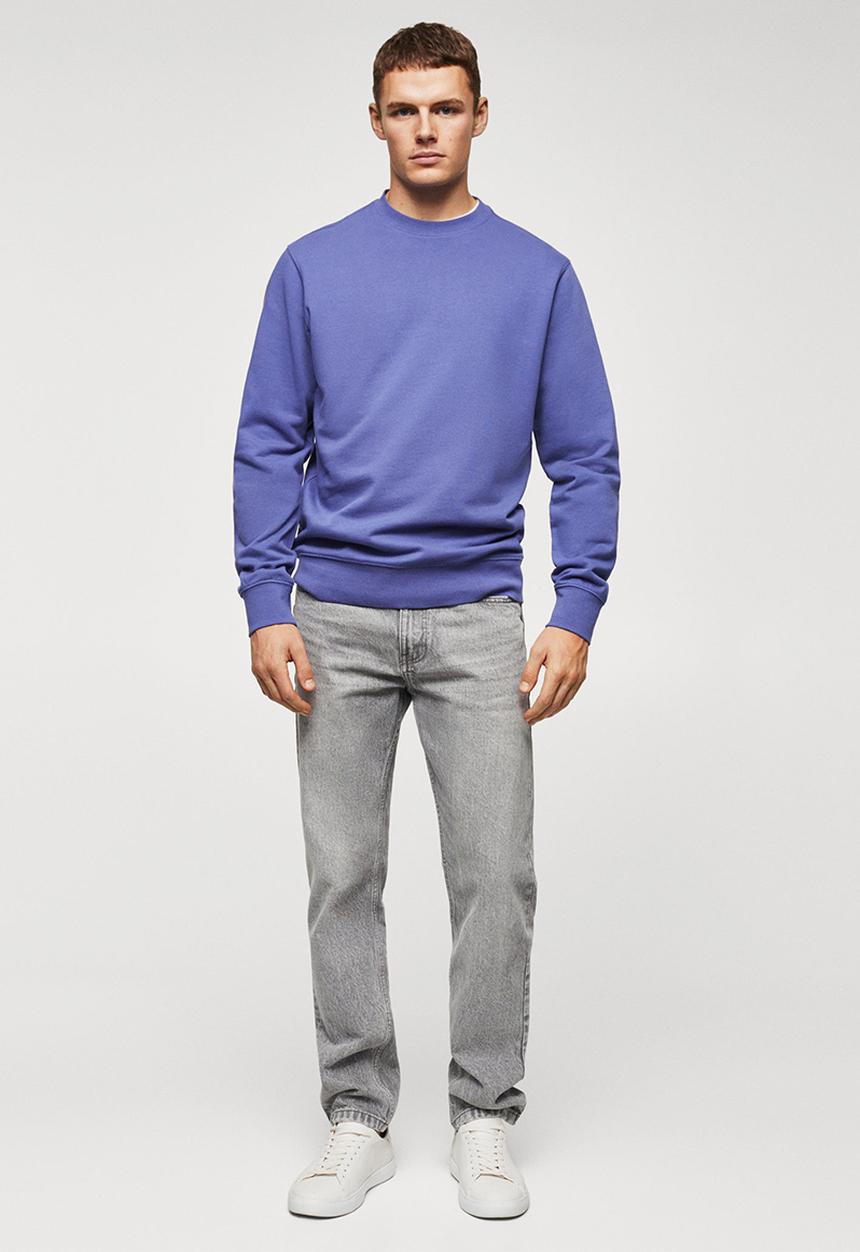 MANGO - Sweatshirt nole - mid purple
