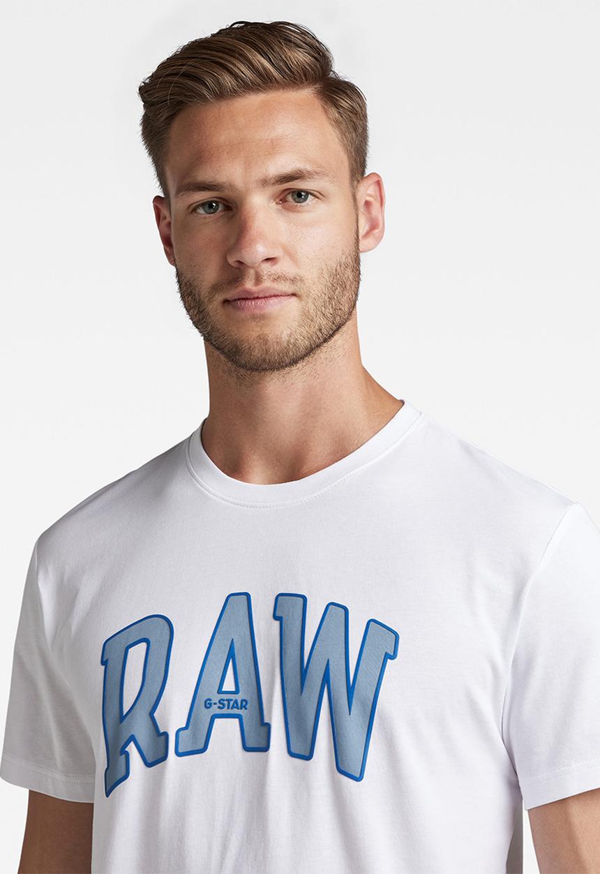 G-STAR - Raw university r t - white