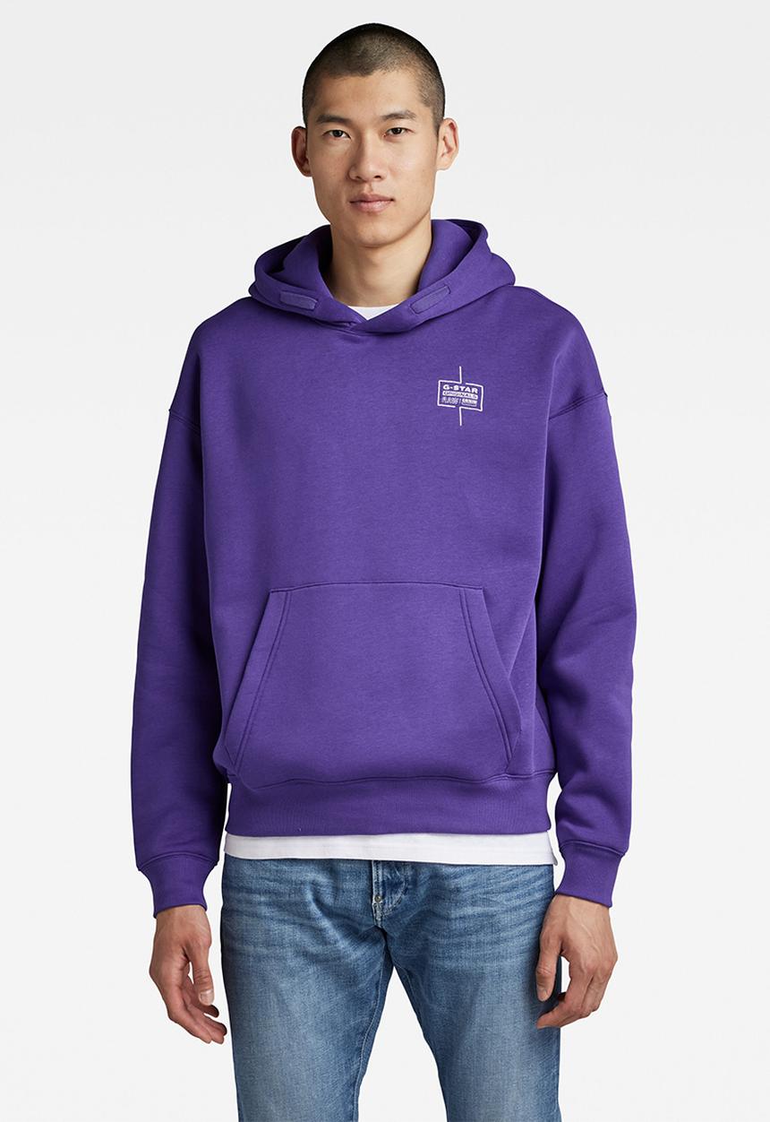 G-STAR - Unisex core loose hdd sw - dark violet